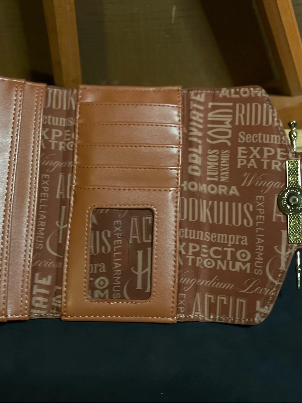 NWOT Harry Potter loungerfly ‘ Elder Wand Collection’ Wallet in Muted Terracota
